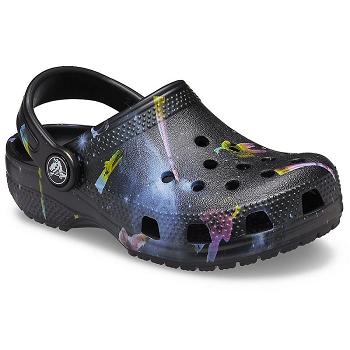 Crocs Classic Out of this World II Clog Cierne - Detske Dreváky